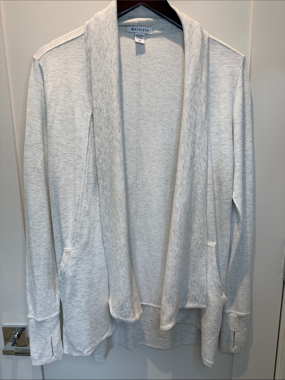 Athleta Pranayama Wrap - Light Grey Heather - XS